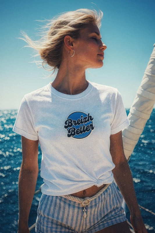 T-shirt classique unisexe Breizhbetter Cola Bleu
