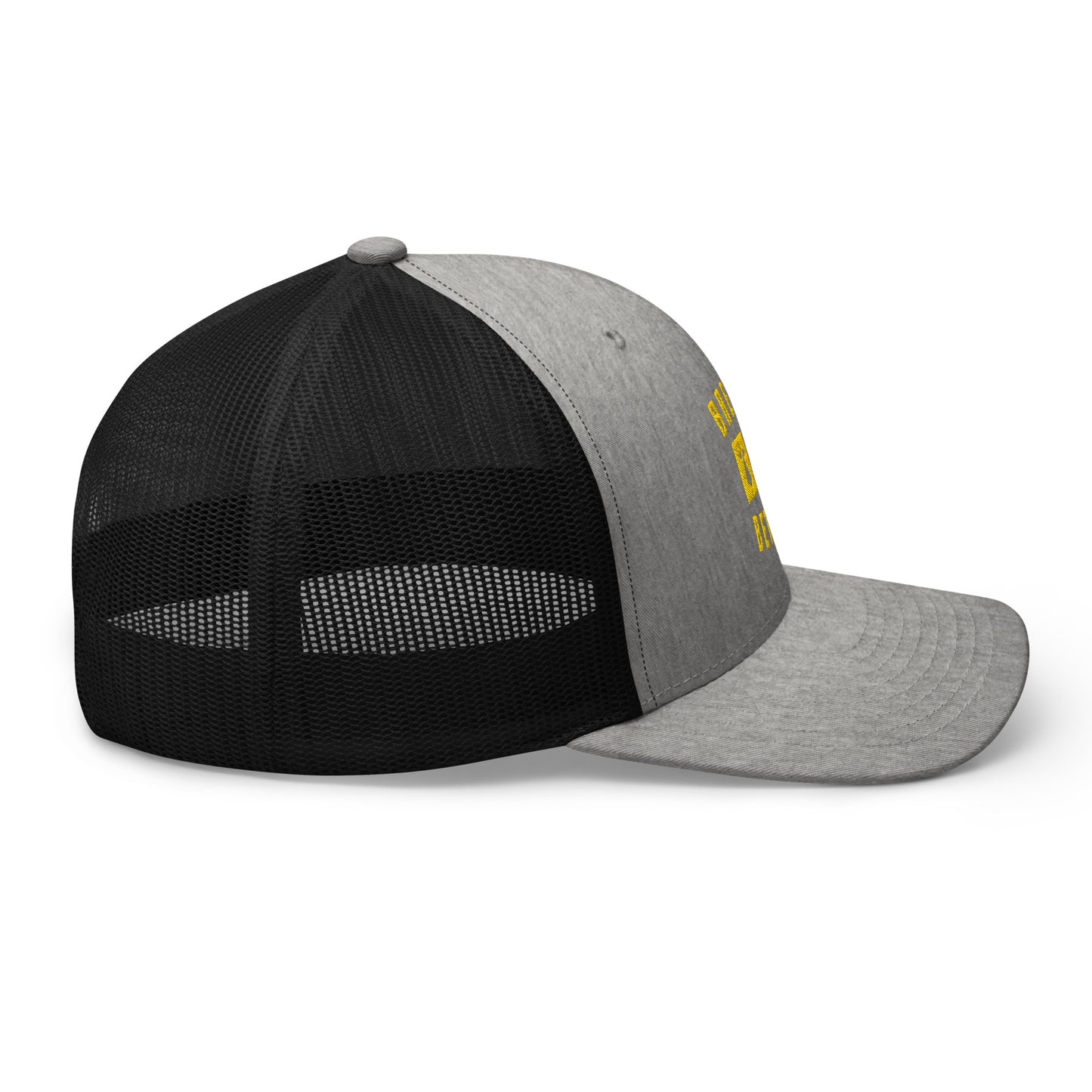 Casquette Trucker  Breizhbetter Jaune Brodé