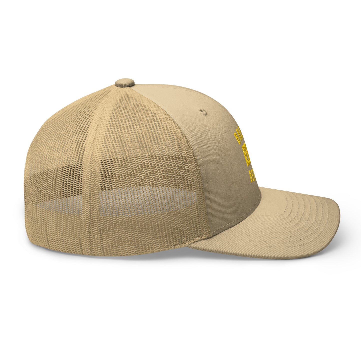 Casquette Trucker  Breizhbetter Jaune Brodé