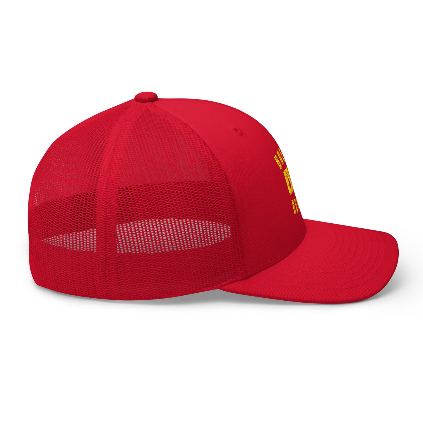 Casquette Trucker  Breizhbetter Jaune Brodé