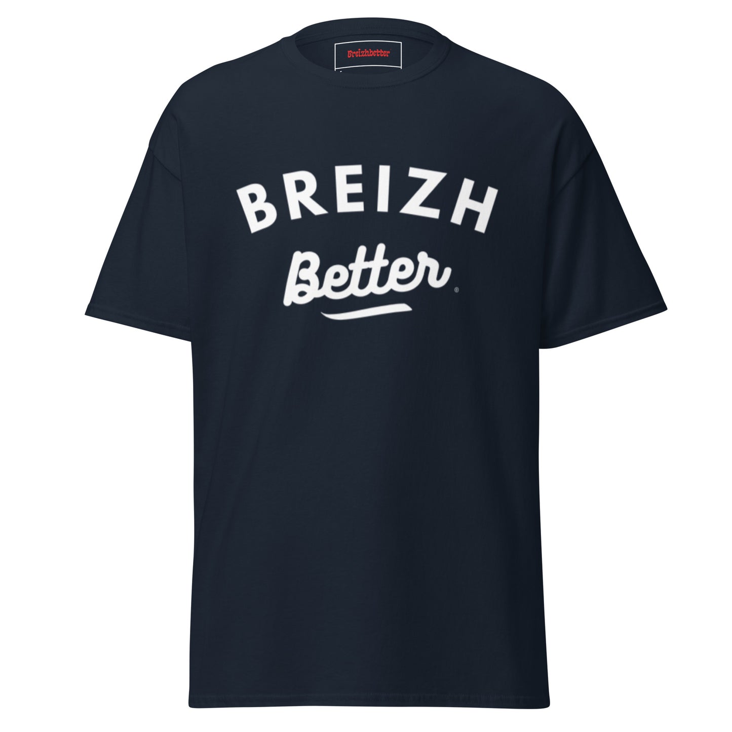T-shirt classique unisexe Breizhbetter Billy Blanc