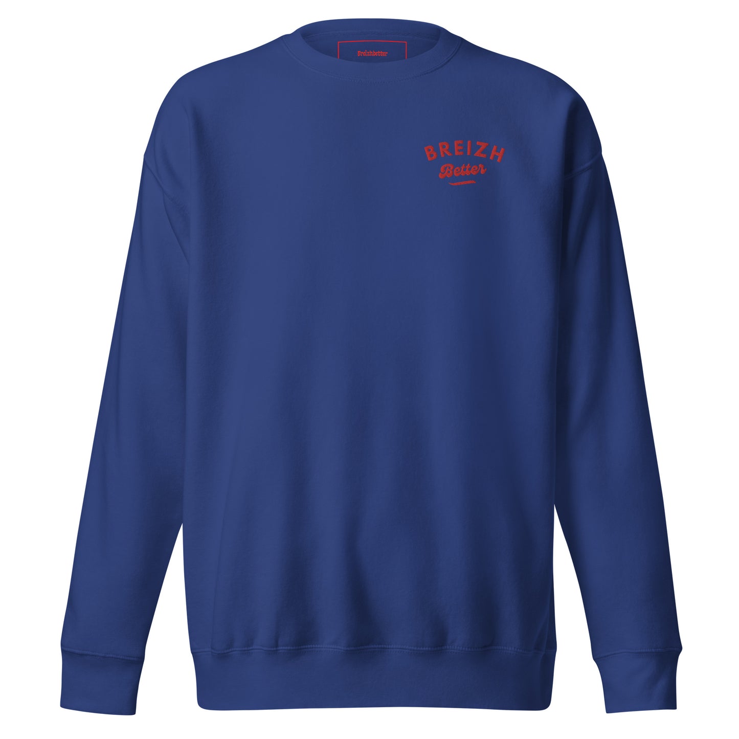 Sweat Billy brodé rouge poitrine