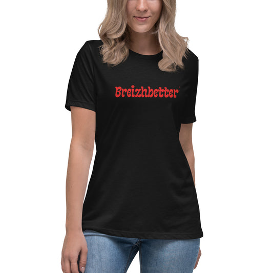 T-shirt Coton Femme Breizhbetter Rouge