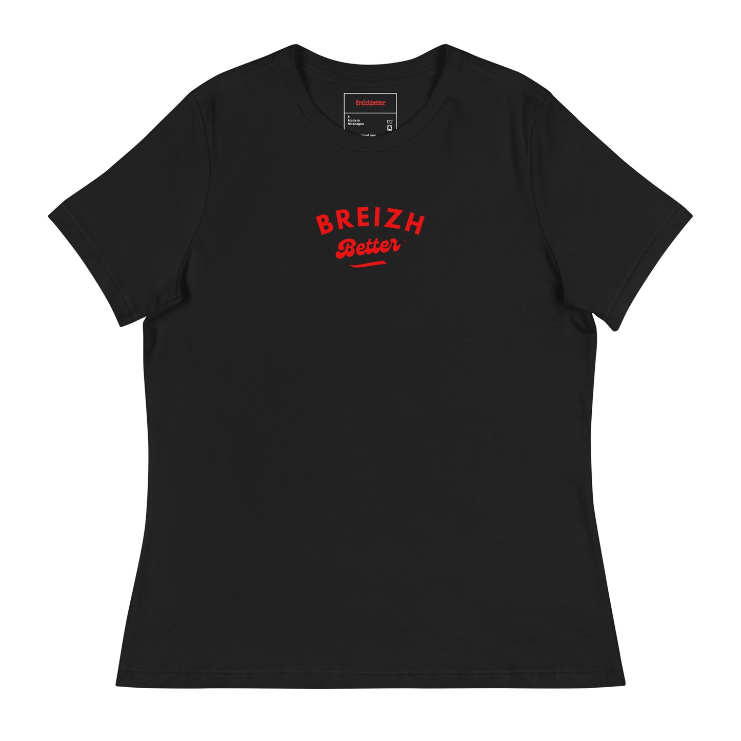 T-shirt Chiné pour Femme Beizhbetter Rouge